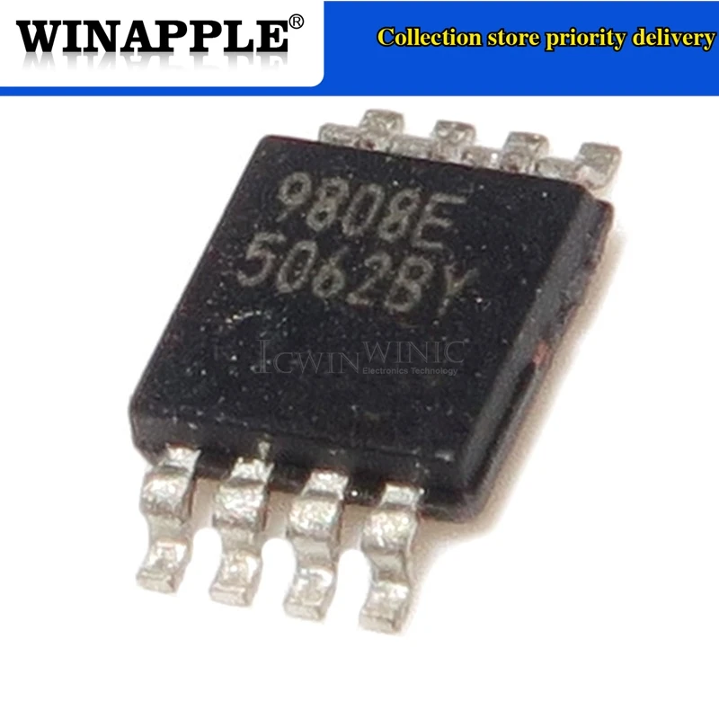 5pcs/lot MCP9808-E/MS 9808E 95320 532WP 93C76A C76RP 95160 516WP MSSOP-8
