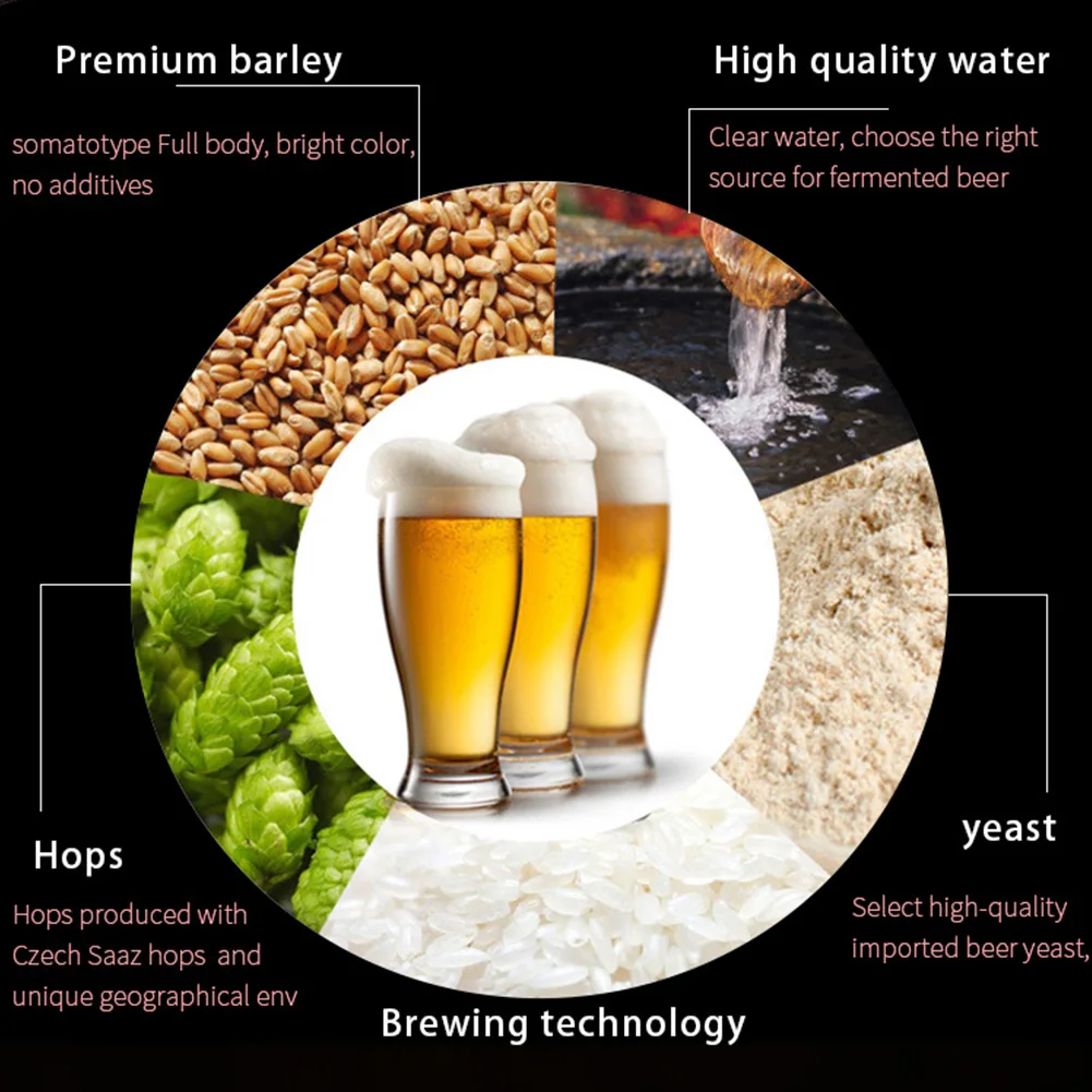 5pcs Aluminum Packaging Bags 10.5g Each for Home Brew Yeast Beer Fermentation Sealed Nutritional Fermaid o Packets