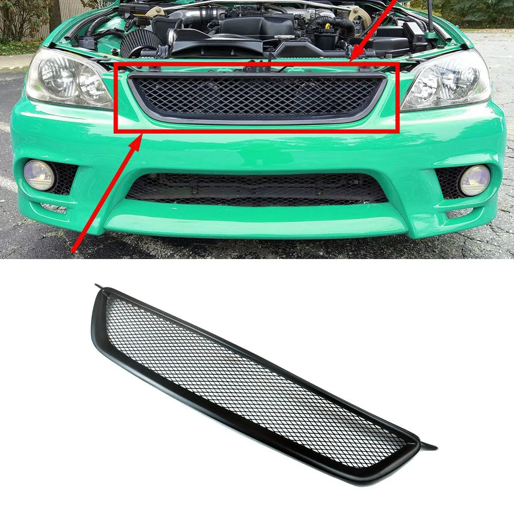 Front Grille Grill for Lexus Is200 Is300 1999-2005 Resin Car Bumper Hood Mesh Body Kit Grid Grating