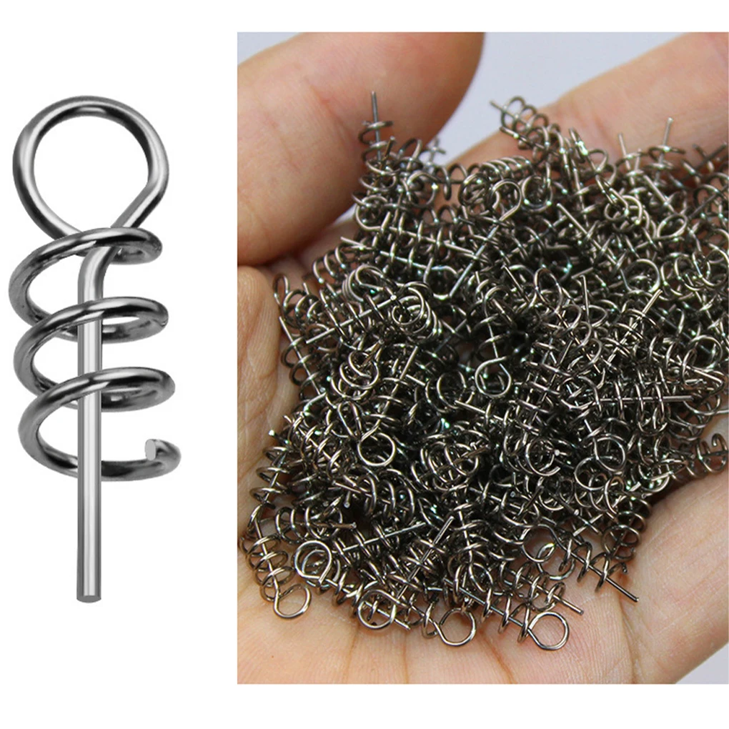 20pcs Hook Connector Spring Centering Pins Tool Latch Lock Lure Small