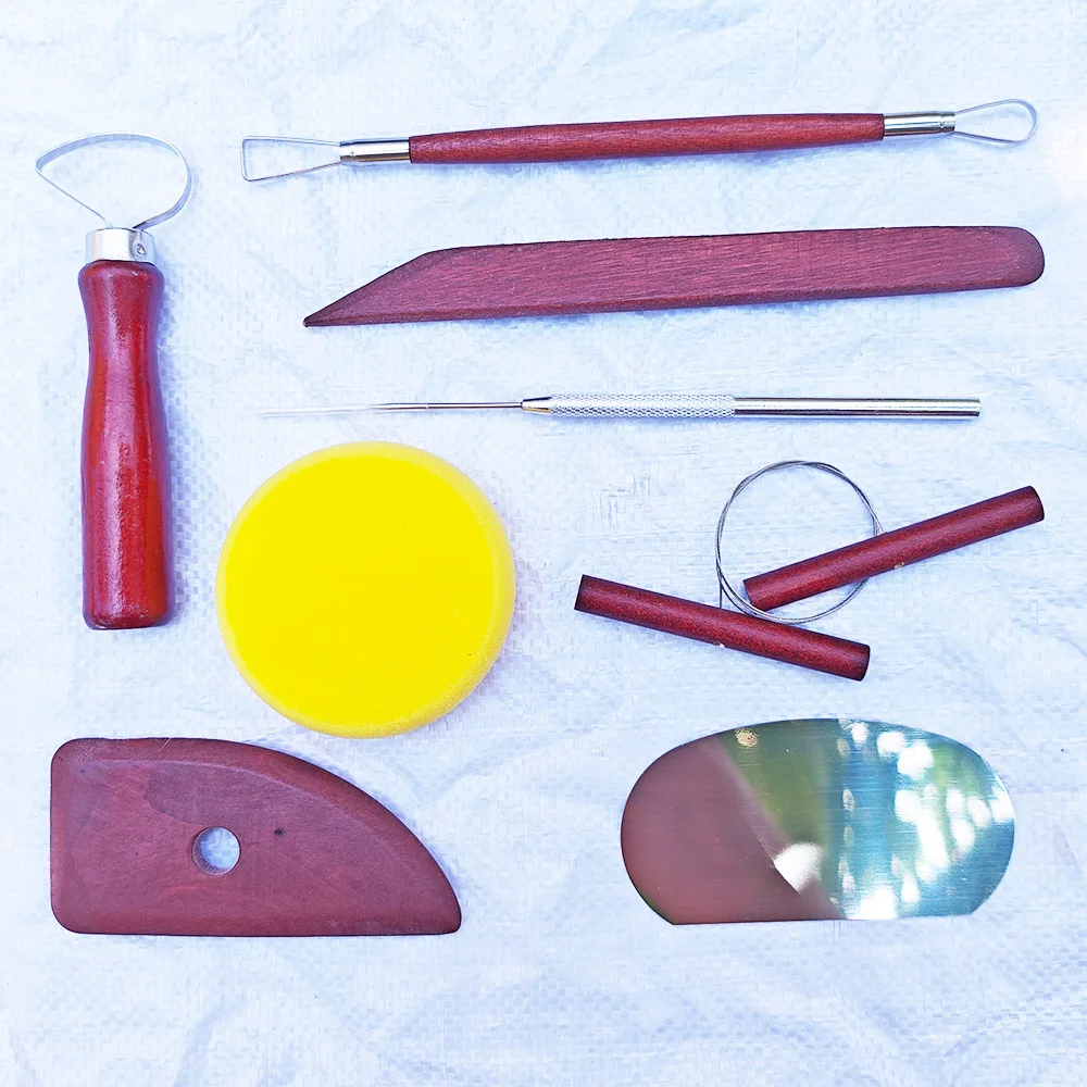 

8Pcs/set Art Ceramics Making Molding Tools Wooden Shaping Knife Pottery Tool Kit for Sculpting Cutting Modeling Shaping DIY Tool