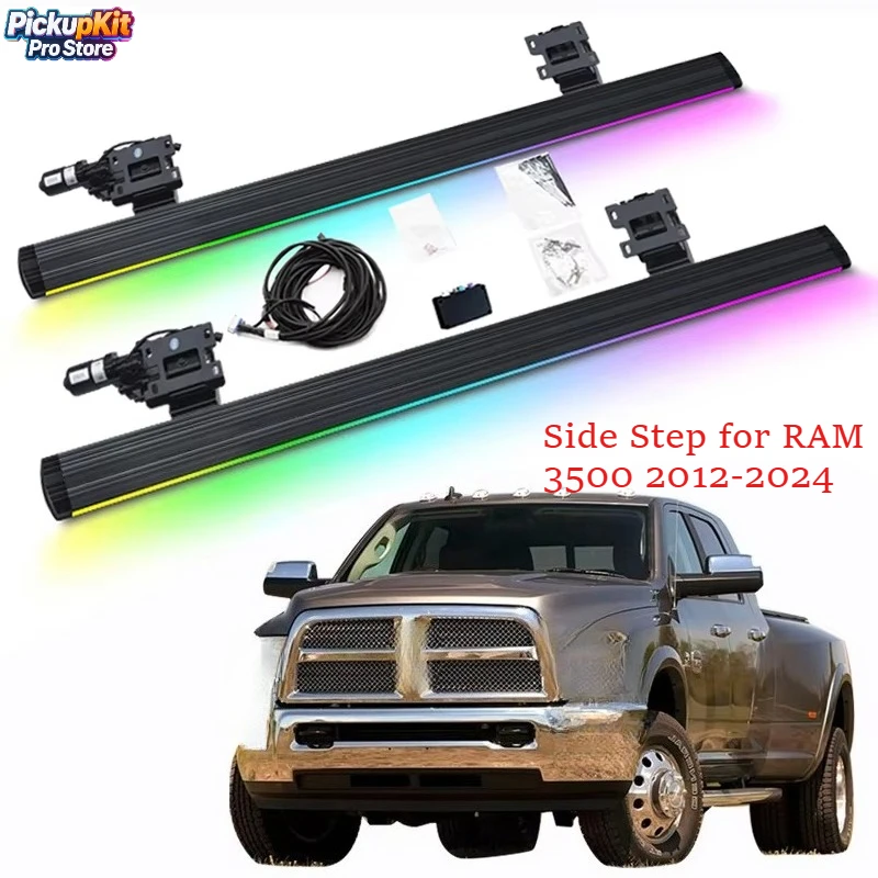 

Electric Power Running Boards Automatic Side Steps for RAM 3500 2012-2024