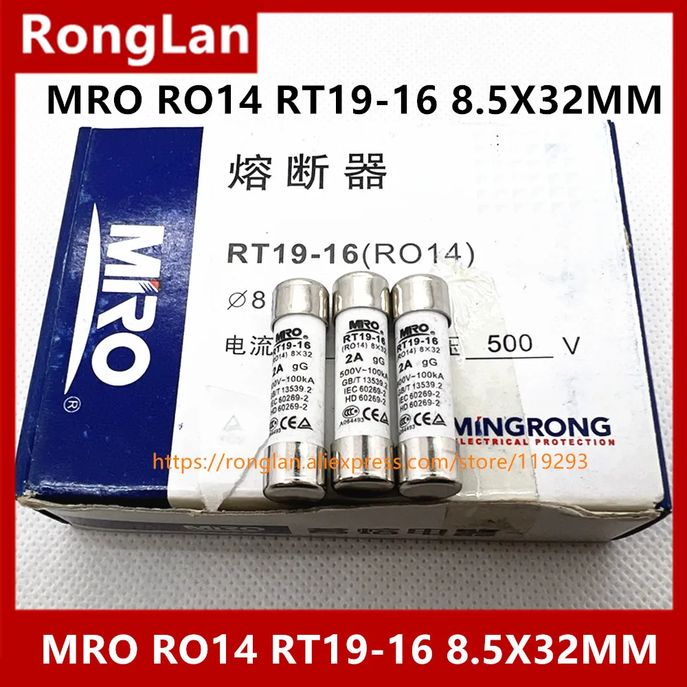 [SA]Ming ceramic fuse melting MRO RO14 RT19-16 8.5X32MM 0.5A 1A 2A 3A 4A 5A 6A 8A 10A 16A 20A--80pcs/lot