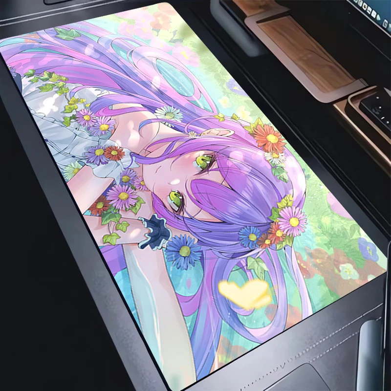 Mouse Pad Anime Cat Gamer Keyboard Pad Laptop Hololive Tokoyami Towa Desk Mouse Mat PC Kawaii Girl Gaming Accessories Mousepad - Image 5