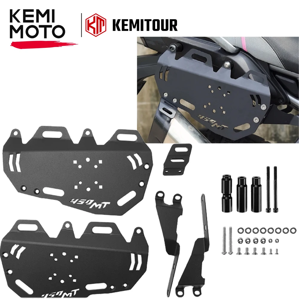 Sacoche latérale pour CFMOTO 450 MT, support de boîte latérale, sacs de rangement, porte-bagages, supports de sacoche latérale, accessoires 450MT