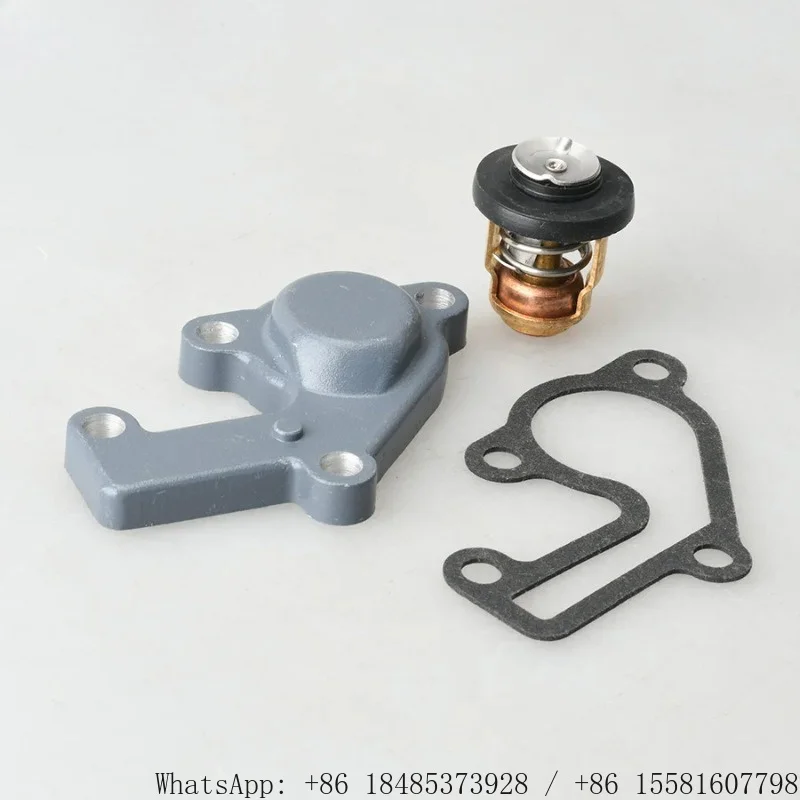 682-12413 6E5-12411 Thermostat Cover Kit 2Stroke 9.9HP 15HP Vessel Outboard Cooling System Repair Set