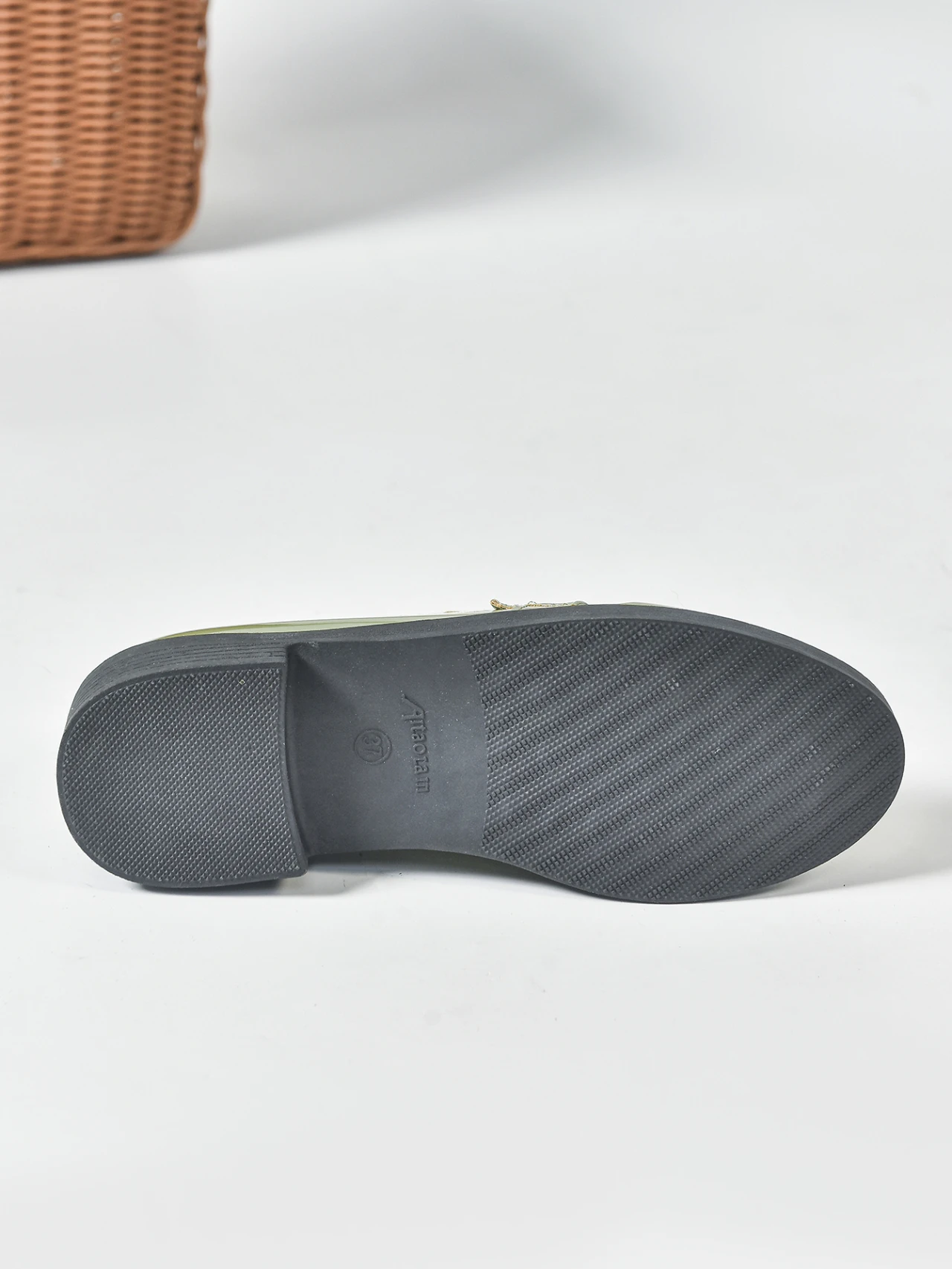 Damen-Flachschuhe im britischen Stil, JK-Leder-Schuhe, Sommer-Damen-Loafer, Neu 2026, französische runde Zehenpartie, Büroschuhe für Damen – Detail 10