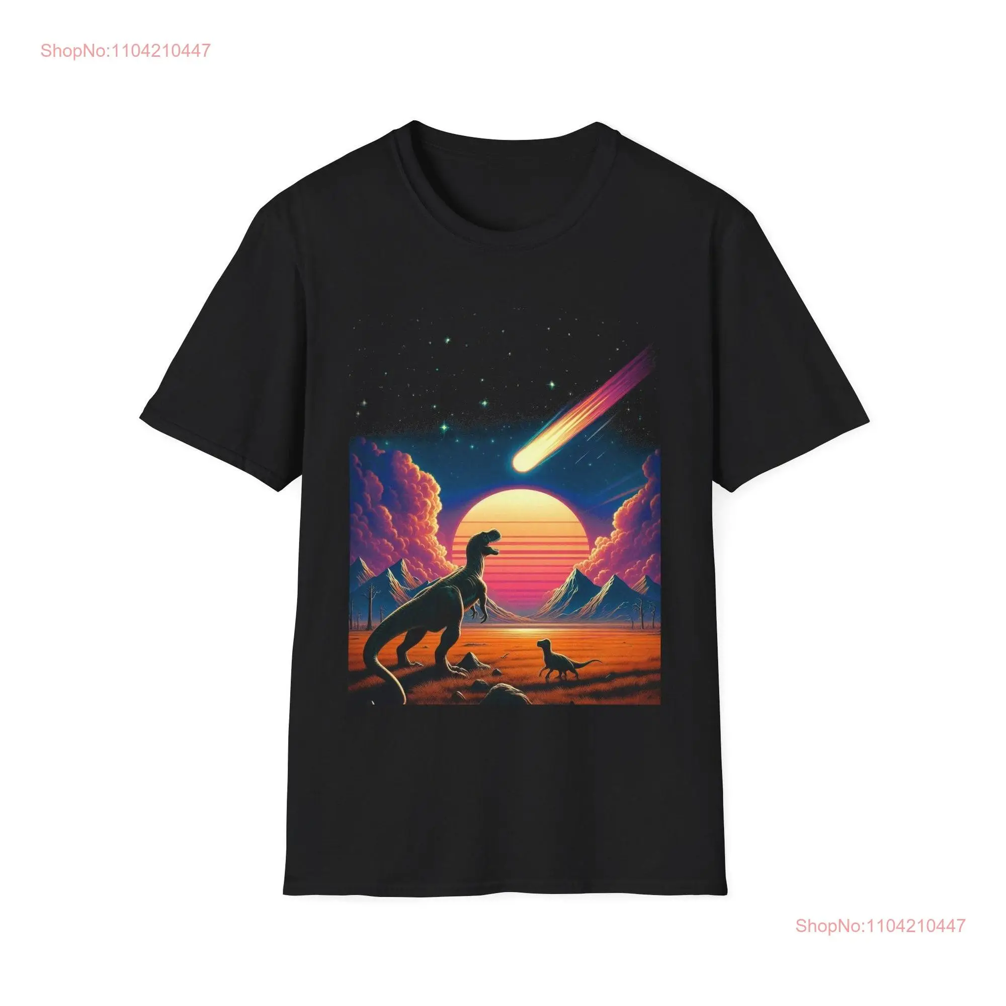 The Meteor that killed Dinosaurs T Shirt long or short sleeves