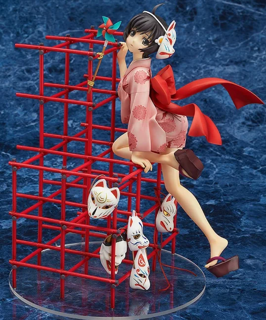 100% Original:Anime Bakemonogatari Araragi Tsukihi 1/8 PVC Action Figure Anime Figure Model Toys Figure Collection Doll Gift