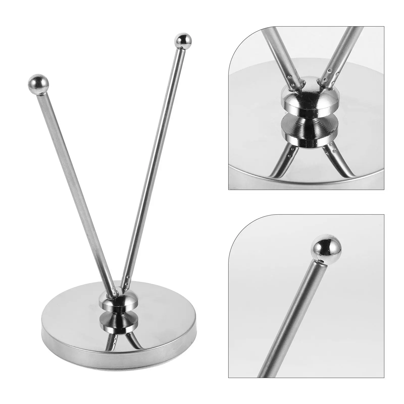 Metal Desktop Flagpole Stand Base Stable Flag Spreader Desk Flags Holder Hardware for Office Table Home 2026 National Flag