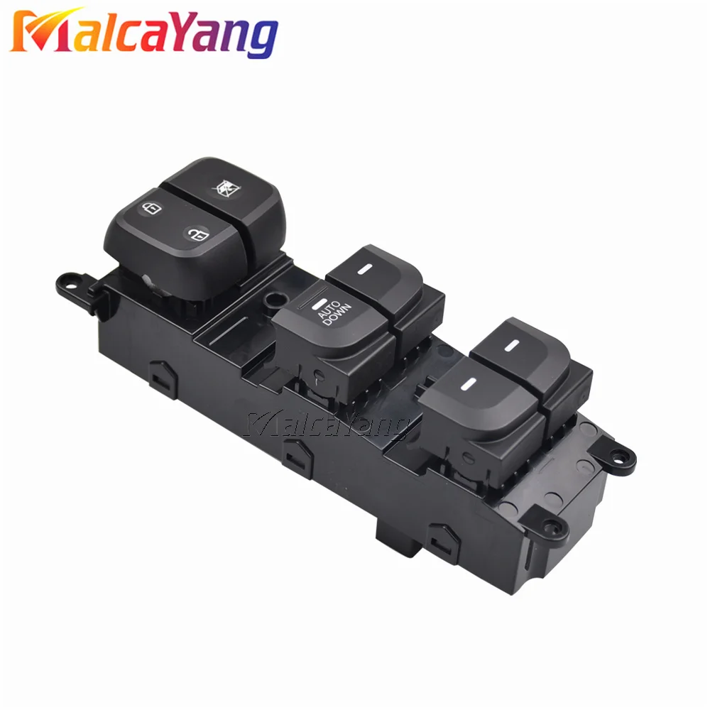 Car 18Pin Electric Power Master Window Switch Front Left Driver Side For Hyundai i10 Doctor 10 Places Ear 1.0 sx 2013-2017