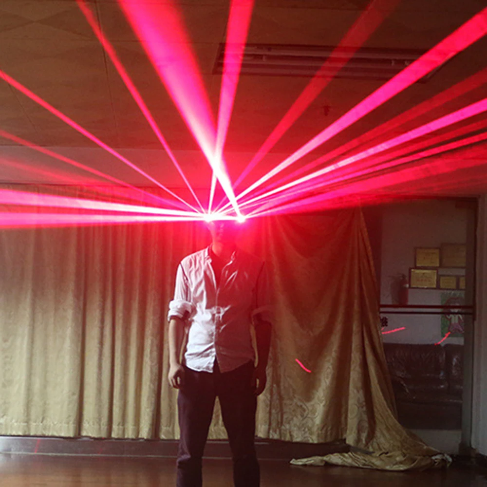 Laser Glasses for Party Club Show KTV Dance Stage Atmosphere Props Flashing Led Light-Emitting Beam Glow Party Supplies