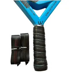 Empuñaduras de raqueta Pickleball multicolor, Cinta de agarre de PU antideslizante duradera, punto de presión, costura de caña de pescar