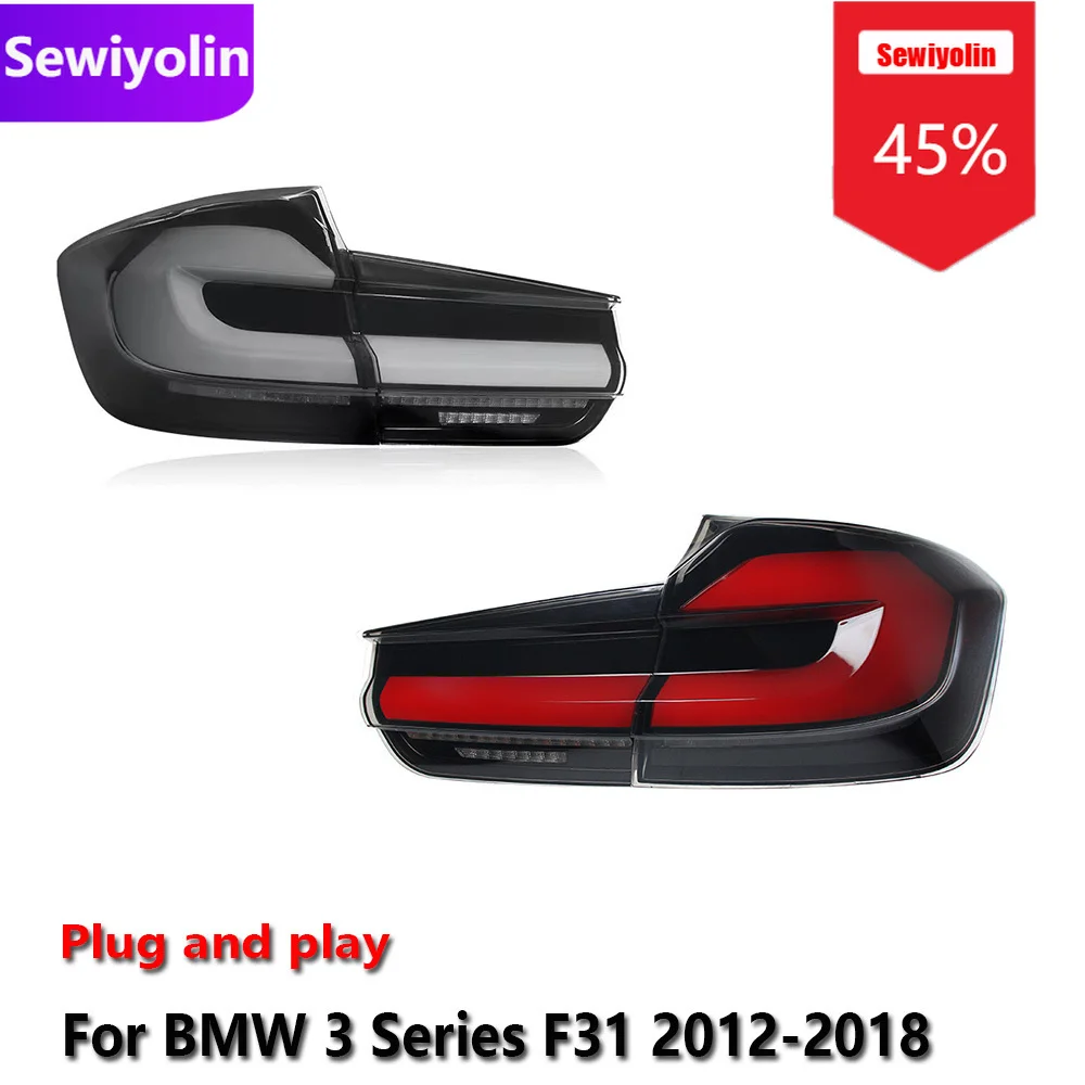 

Автомобильные светодиодные задние фонари DRL в сборе для BMW 3 серии F31 2012-2018, авто противотуманные фары DRL, стоп-сигналы поворота Plug and Play