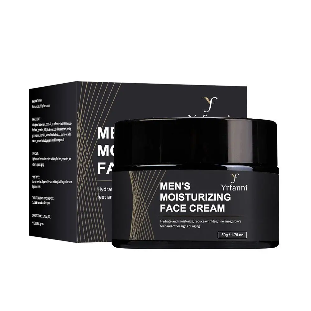 50g Moisturizing Face Cream Moisturizing Anti-wrinkle Cream Fighting Cream Face beauty Aging Line Light Care Skin for Men