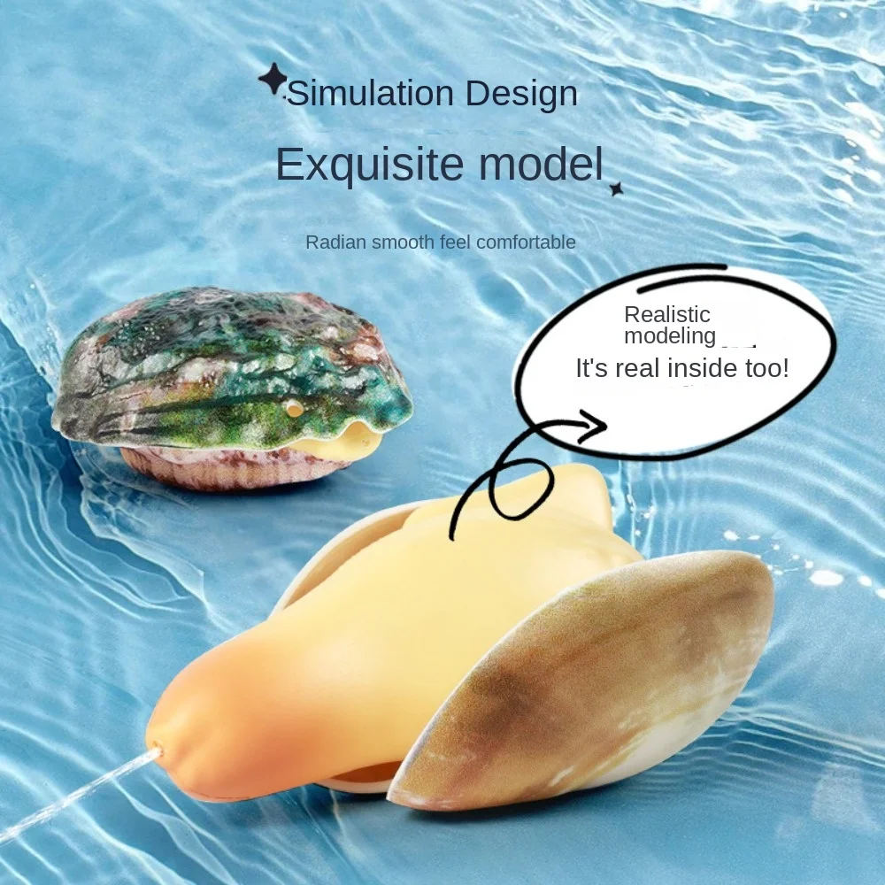 Spatten Spray Gesimuleerde Geoduck Water Handheld Druk Zeevruchten Abalone Waternevel Speelgoed Gemakkelijk Te Vullen Leuke Water-Sprinkling