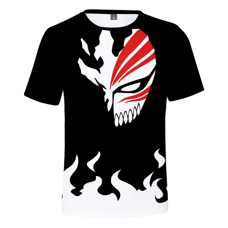 Bleach T-shirt anime magliette uomo donna stampa 3D Gintama candeggina tees estate T-shirt cartoon design camicie moda streetwear top