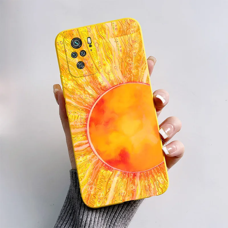 Coque Cute Cat Fox Phone Case for Xiaomi Redmi Note 10 Pro Max 10S Back Cover Cartoon Funda Note10 S 4G Matte Silicone Soft Case