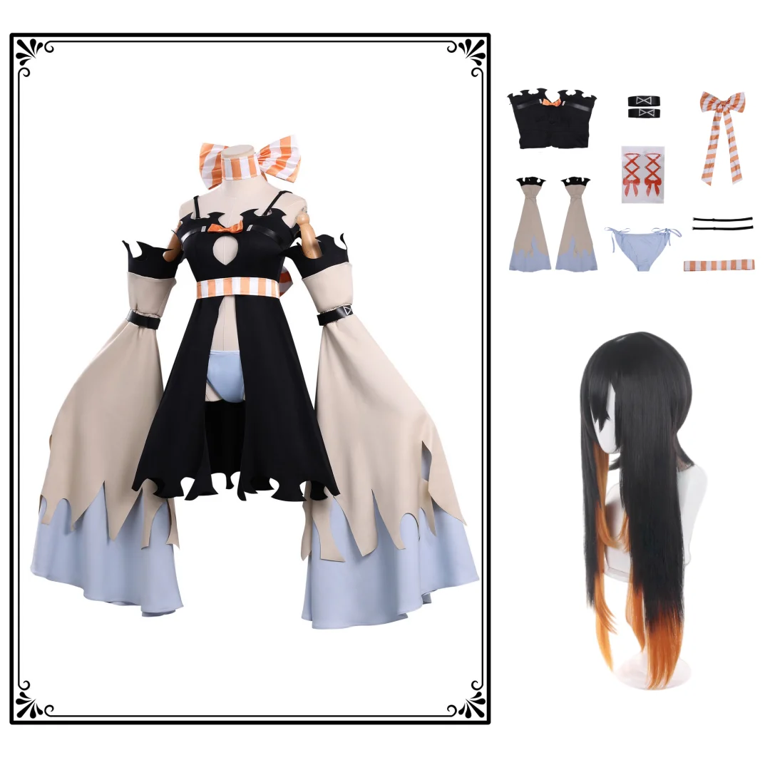

Gachi Akuta Amo Anime Cosplay Costume Full Set Uniform Outfits