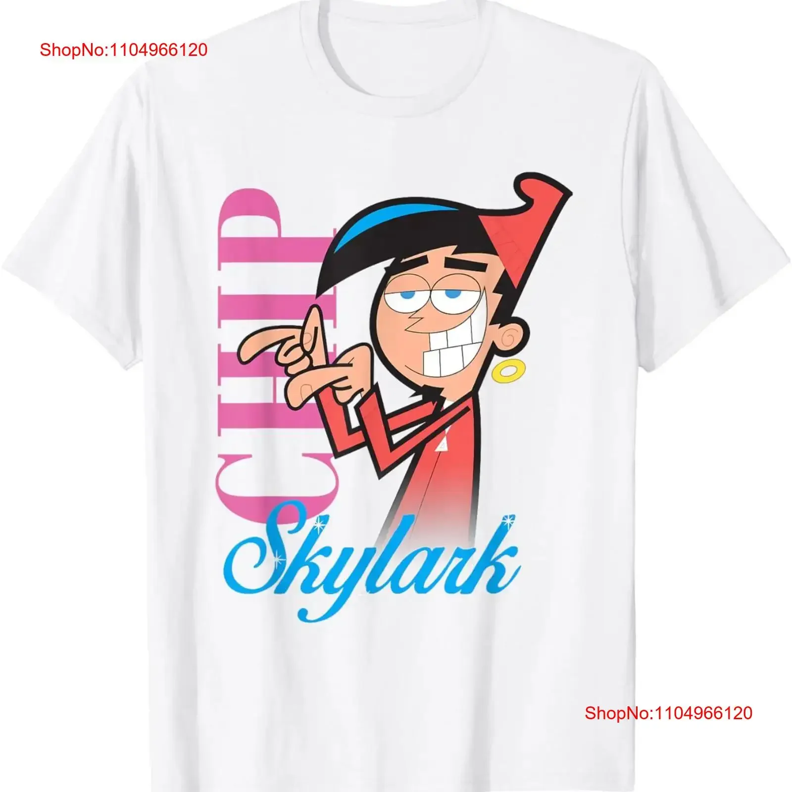 Camiseta The Fairly Oddparents Chip Skylark Classic R B Cover, manga larga o corta, estilo vintage, ligeramente gráfica