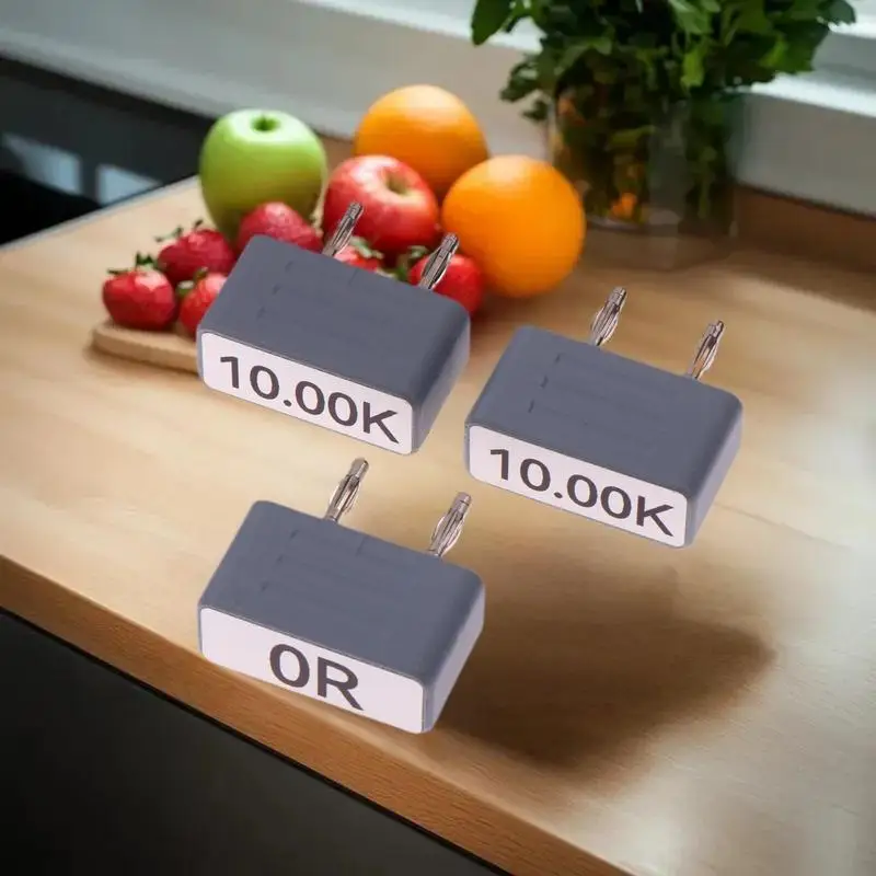 Herramientas estándar de verificación de resistencias de calibración de precisión para multímetros que espacian 19,05 mm, 0,1% 25PPM