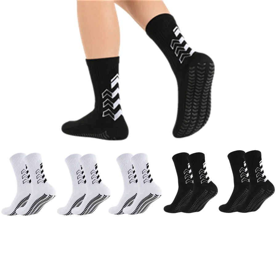 

Влагоотводящие спортивные носки с профессиональной нескользящей ручкой, противоударные футбольные баскетбольные носки 1/6/12 пар