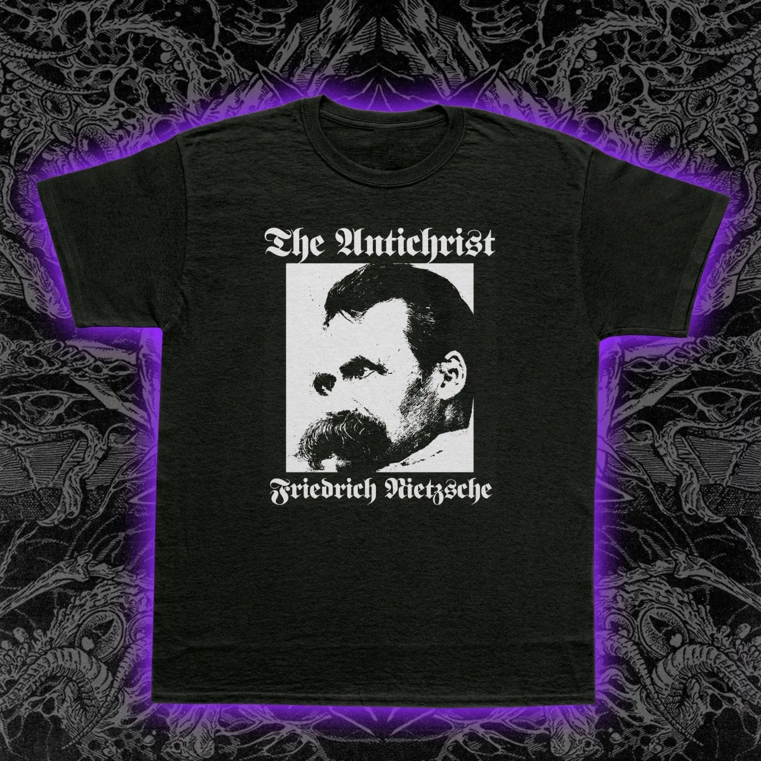 Friedrich Nietzsche The Antichrist T-Shirt Philosophy Existentialism Go NEW ITEM
