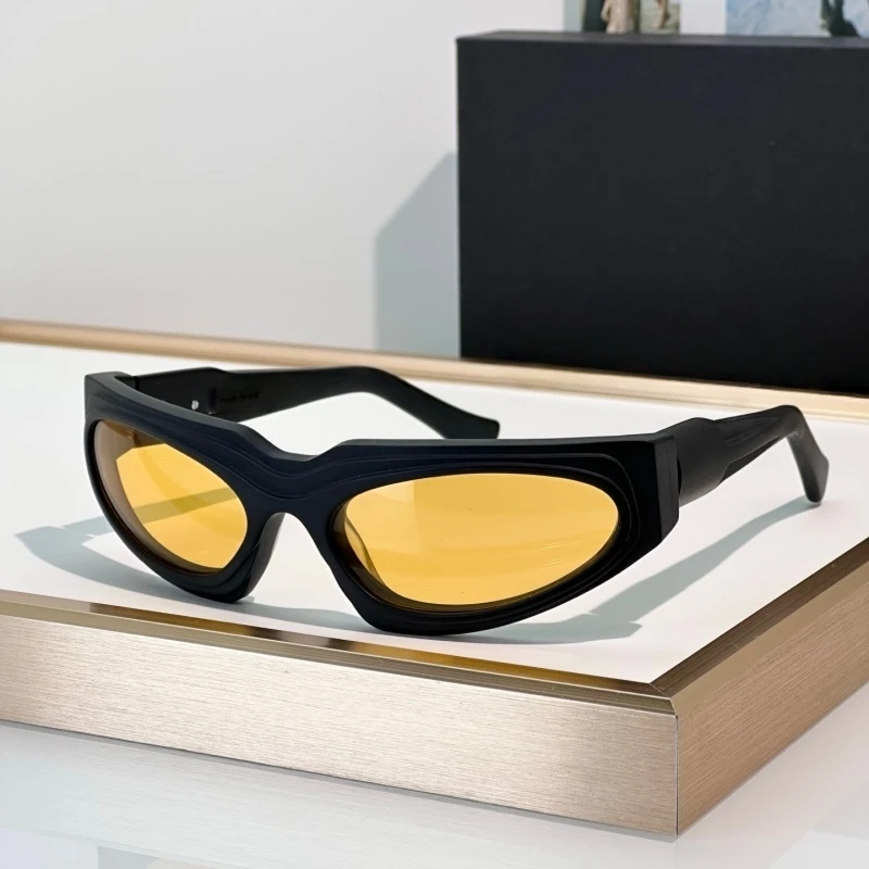 Special Shapaed Sunglasses Women Germany Brand Maske E21 Thick Acetate Shades Eyewear Outdoor Fashion Beach Glasses New Trend