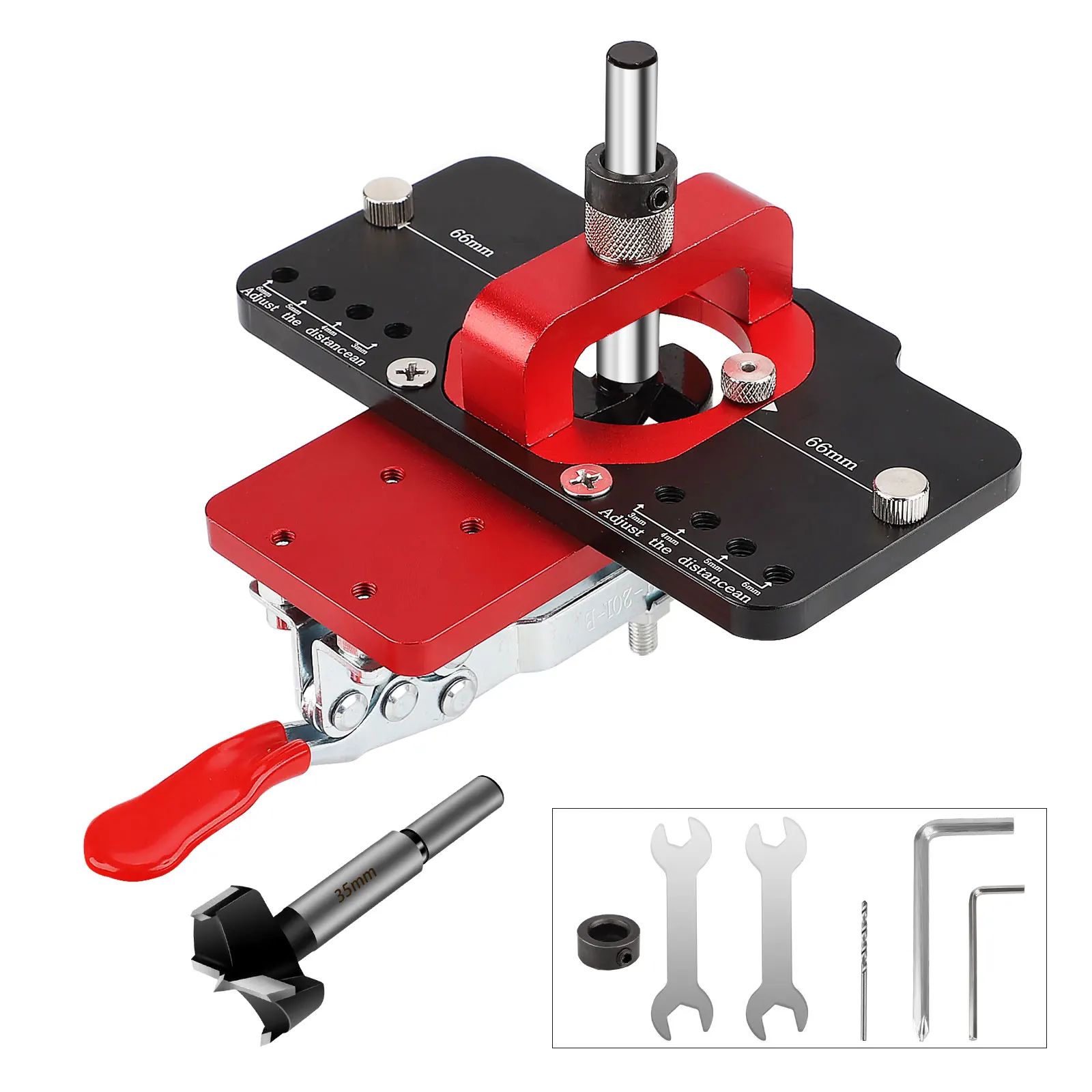 

for Installation Tools Hole Opener New 35mm Hole Puncher Hinge Boring Dowel Locking Hinge Jig Drilling Jig Drill Guide Locator