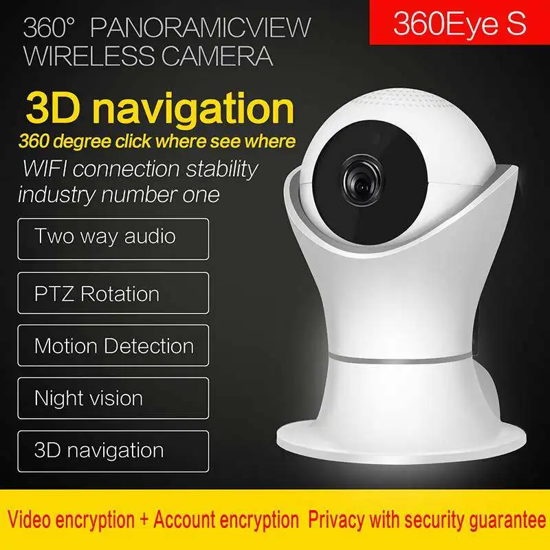 360 degree Rotation PTZ Wifi IP Camera 1080P Wireless Network Home Security CCTV Camera 360eye video baby monitor tuya