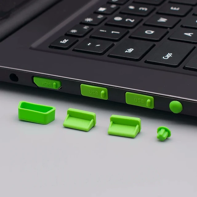 Kolorowa silikonowa wtyczka przeciwkurzowa Uniwersalny notebook Laptop Pyłoszczelna zatyczka USB Wtyczka przeciwkurzowa Interfejs komputerowy Wodoodporna osłona