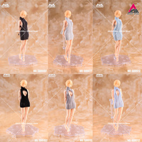 HASUKI SD06 SD07 1/12 Backless Hip High Collar Sweater Dress Clothes Model Fit 6'' Female Action Figure Body Dollls