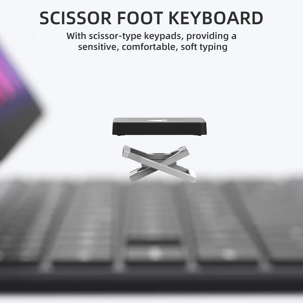 Magnetic Wireless Magic Keyboard Case with Backlit Trackpad For iPad 11th A16 2025 10th Gen Air 4 5 6 Pro 11 13 M4 12.9 For Gift