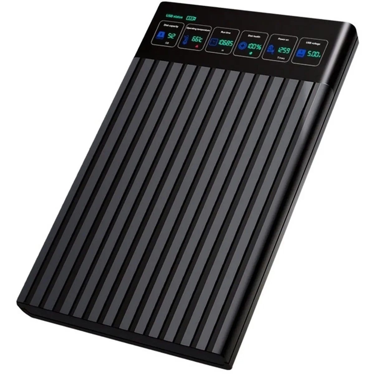 HDL 2.5 Inch HDD Enclosure 2.5 Inch SATA to USB3.2 HDD Case 5Gbps External SATA HDD Enclosure Hard Drive Box Case for PC