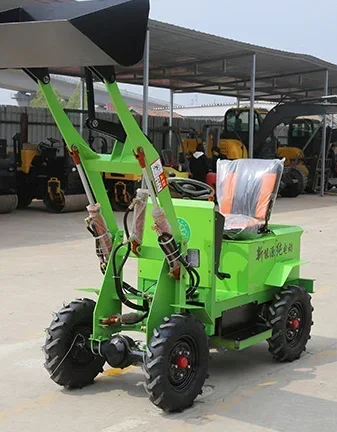 18Hp Electric  gasoline loader, diesel loader, household electric small shovel, four-wheel drive Small shovel truck