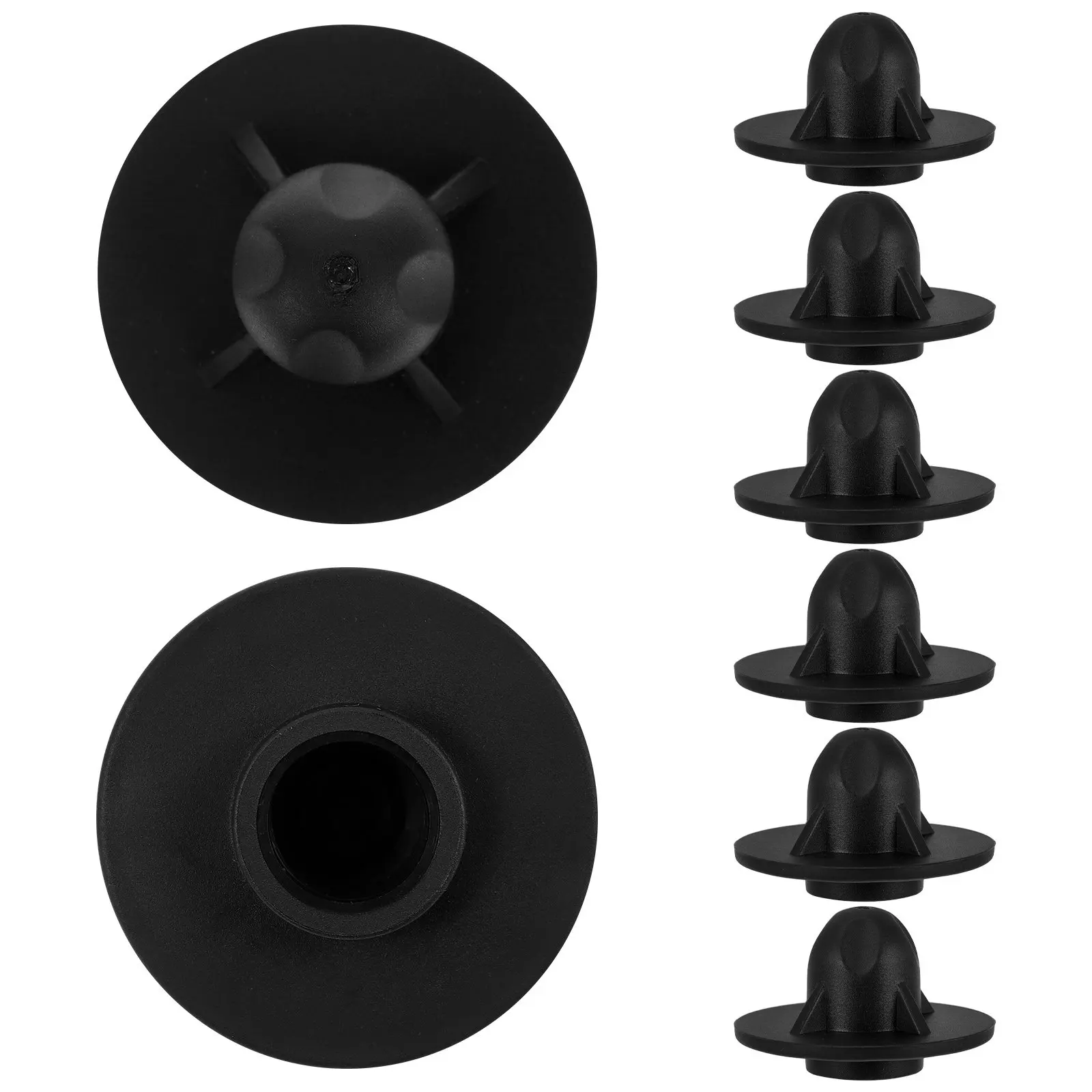 8Pcs Outdoor Chair Foot Caps Anti-Sink Folding Camping Chair Legs Covers Stable Replacement Black Heavy Duty Furniture Pads