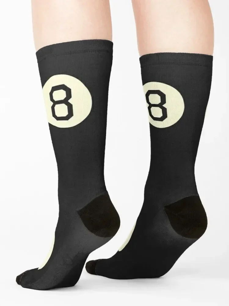 8 ball Socks valentine gift ideas hiphop men cotton high quality funny gift Socks Female Men's