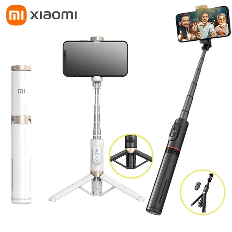 

Xiaomi Mini Tripod Selfie Stick Tripod Phone Holder Mobile Bluetooth Tripod Stand with Remote Control Ring Light Telescopic Rod