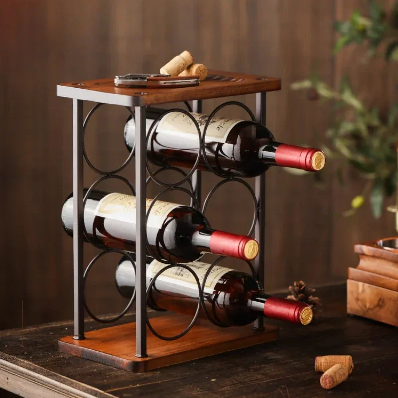 Wine Bottle Display Stand Bar Shelf for Wine Bottles Storage Rack Holder Accessories Support Showcase Locker Holders Wine Glass