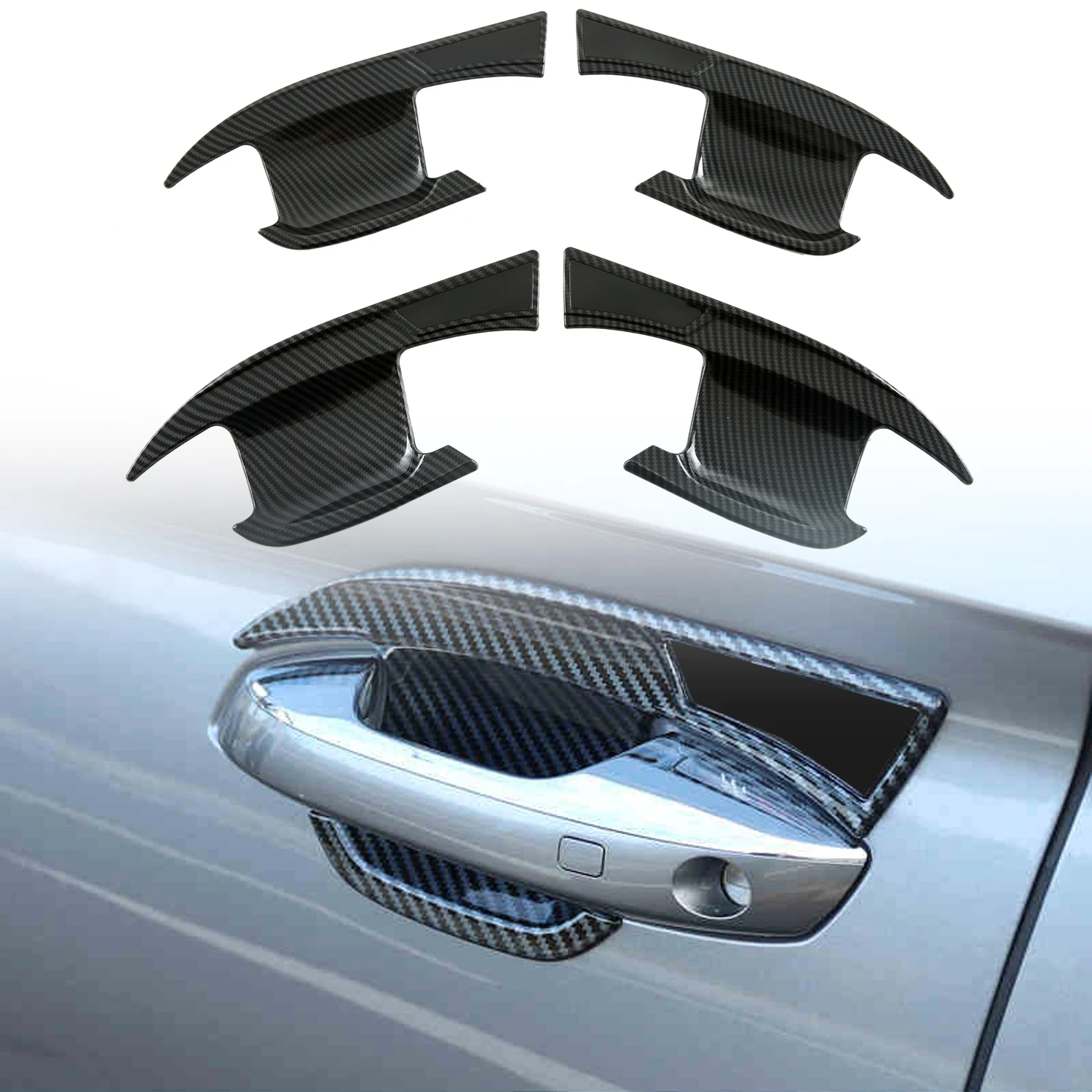 Car Accessories For BYD Song Plus Champion Edition Seal U Sealion 6 EV DM-i 2021-2025 Exterior Door Handle Bowls Cover Trim 4pcs