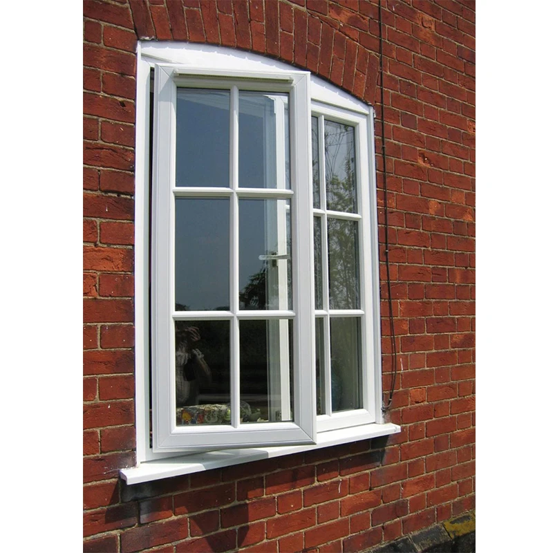 

Best price heat resistant custom upvc double glass casement windows