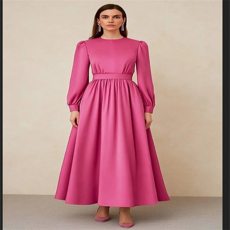 Elegante rote lange Abendkleider in A-Linie für Damen, 2025, Partykleider für den Abschlussball, Mutter der Braut, Hochzeits- und Geburtstagsveranstaltungen