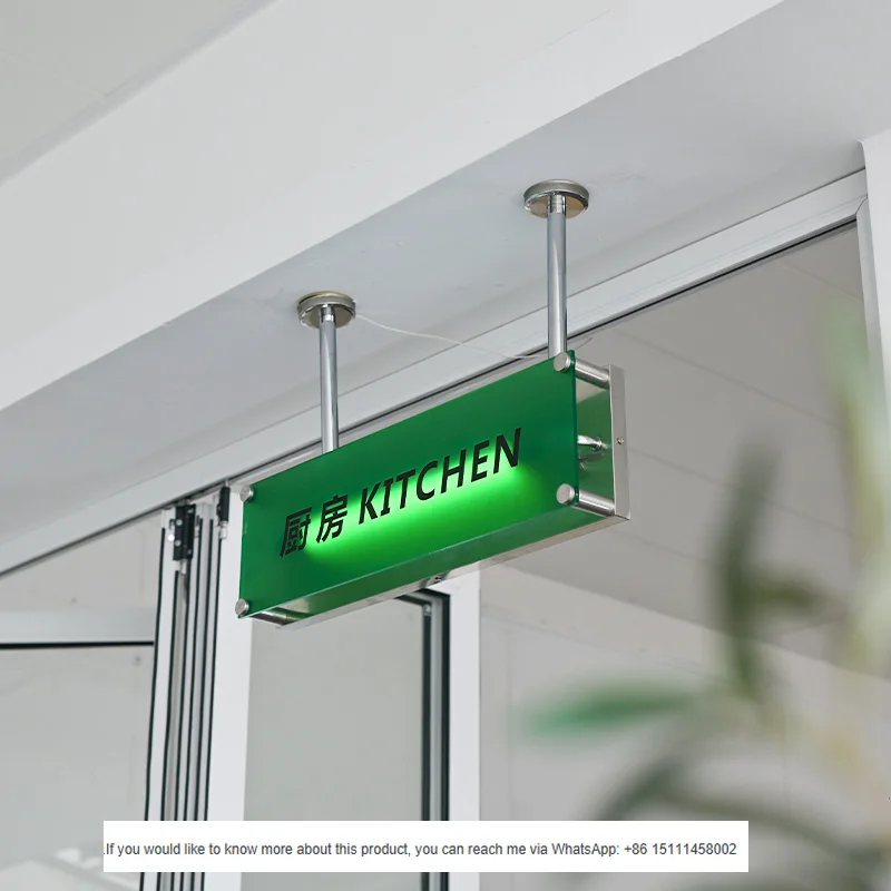 Frosted Acrylic Light Box Billboard Light-emitting Billboards Clothing Shops Hanging Sign Custom