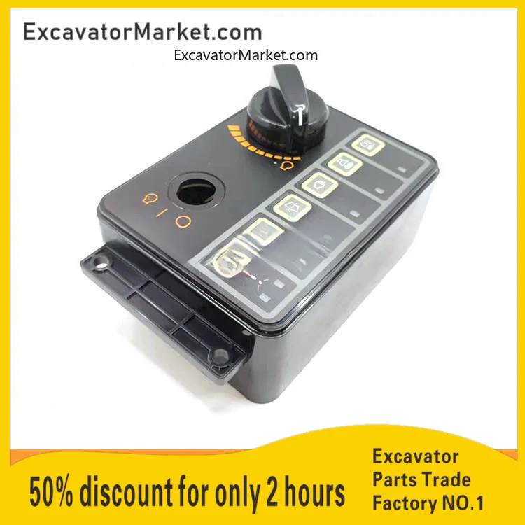 

For HYUNDAI -7 Throttle Switch Box 215 225-7 Throttle Controller Assembly Headlight Wiper Controller excavator Spare