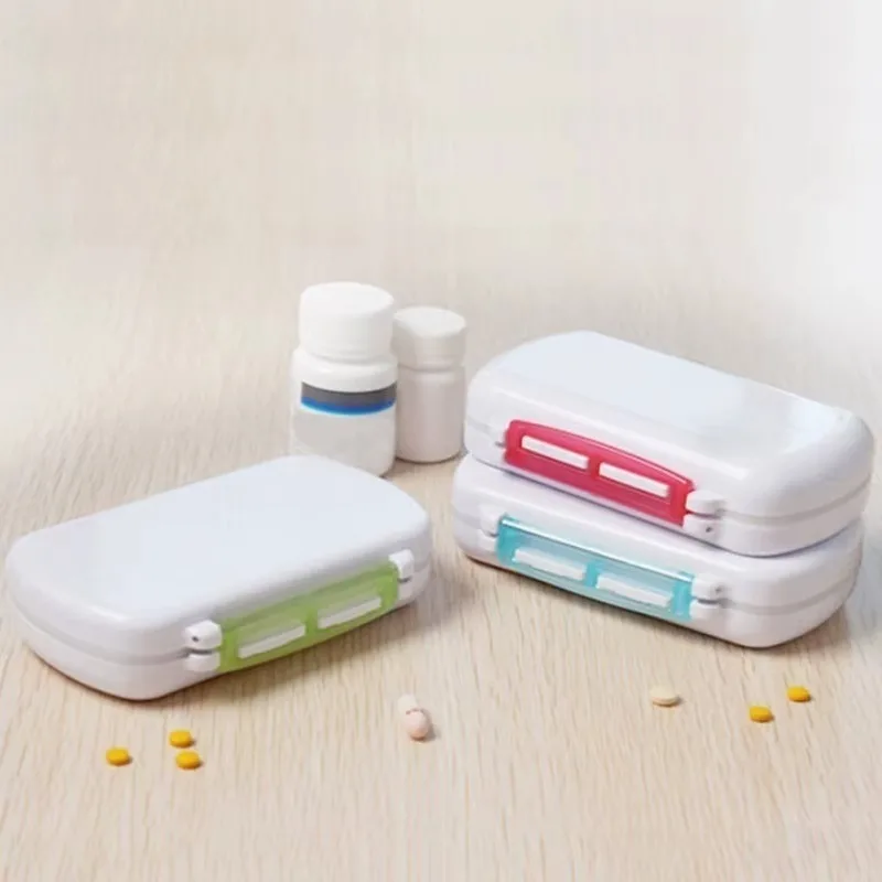Weekly Pill Box Medicine Organizer 6 Day Travel Tablet Dispenser Case Portable Drug Storage Container Health Care Supplies