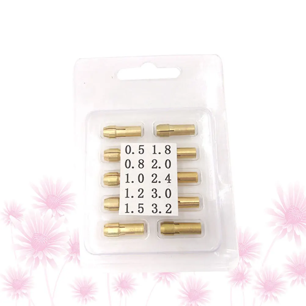 20 pz Piccolo Smerigliatrice Elettrica Mandrino 4.8 Millimetri Pinza In Ottone Per Utensili Rotanti Lavorazione Del Legno Foratura Parti di Utensili di Riparazione Rotanti
