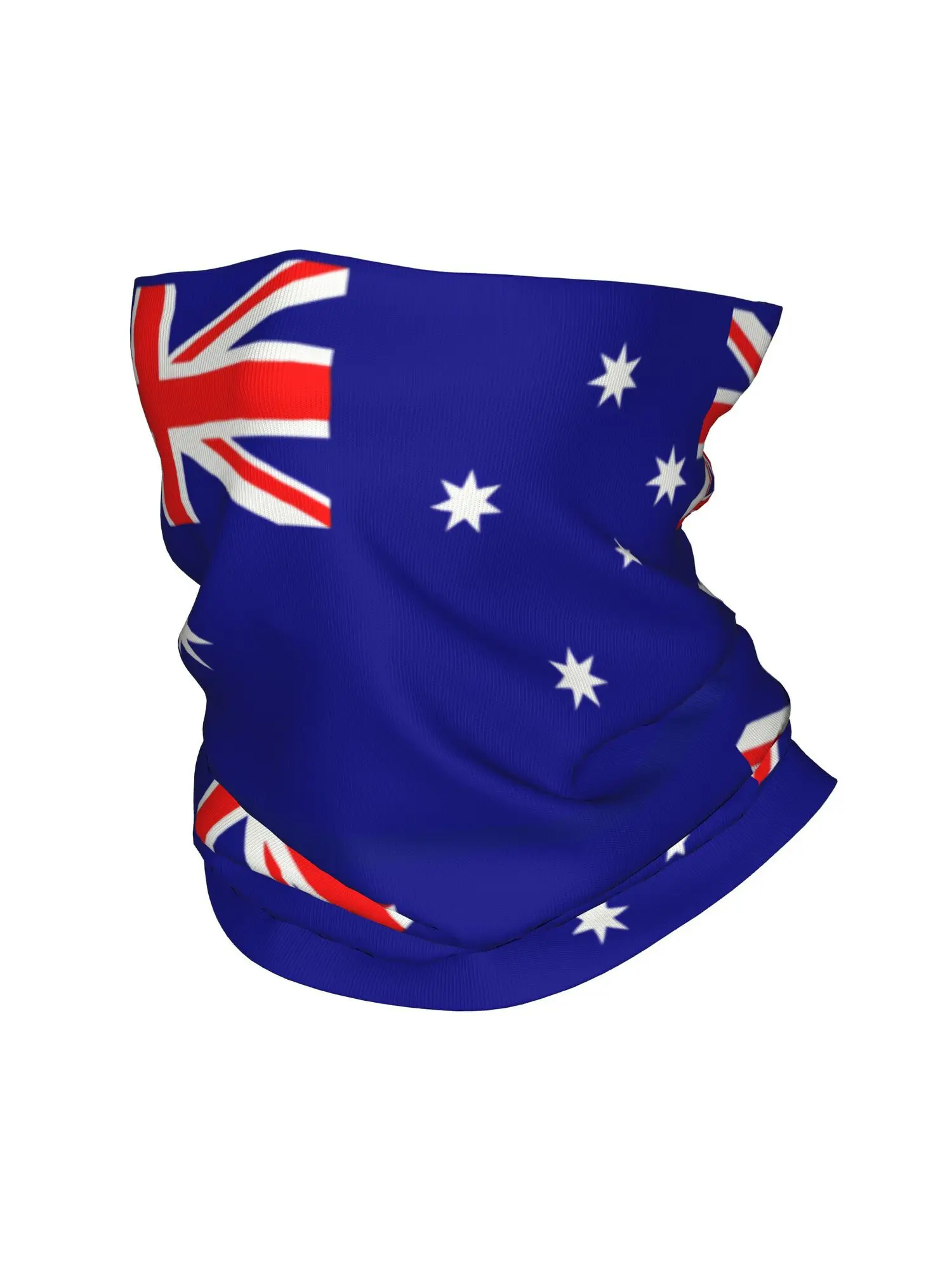 AliExpress NONE Custom Australia Flag Bandana Neck Gaiter for Hiking Cycling Women Men Wrap Scarf Australian Pride Headband Warmer