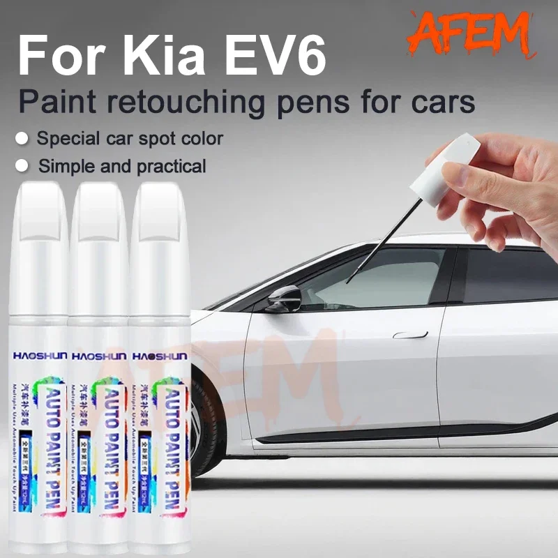 Car Paint Surface Repair Paint Pen For Kia EV6 Increase Glossiness Varnish Scratch Removal Repair Tool Aurora Black