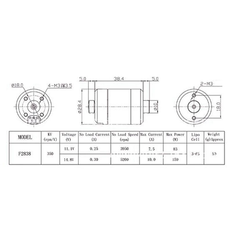 2 sztuk Ipx8 wodoodporny podwodny Thruster 2838 350Kv 2.4Kg ciąg bezszczotkowy silnik z 55Mm 60Mm śmigło-Cw i Ccw