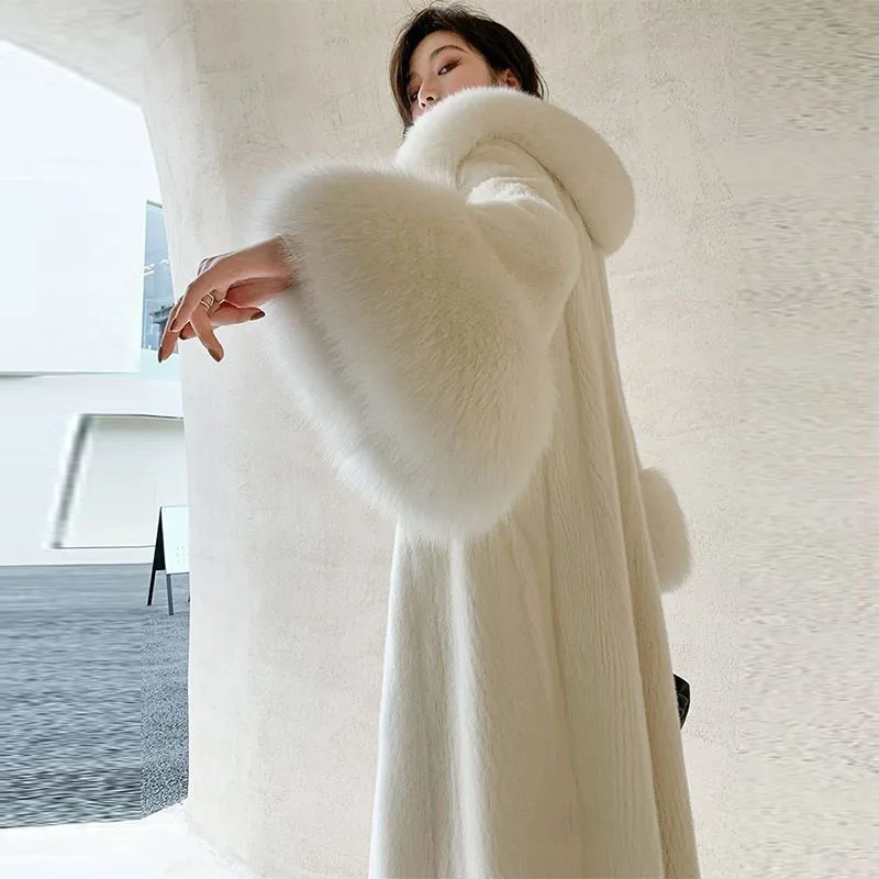 Faux Fur Coat Long Overcoat Autumn Winter Coats and Jackets Women\'s Jackets Loose Korean Fur Jacket Chaquetas Para Mujer